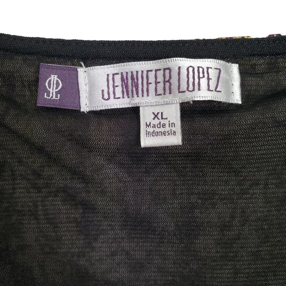 Jennifer Lopez NWT Sz XL Dress Distressed Python Jersey Knit Side Ruched Zipper - Picture 10 of 11